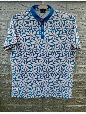 Sunday Swagger Flower Power Men’s Golf Polo - M